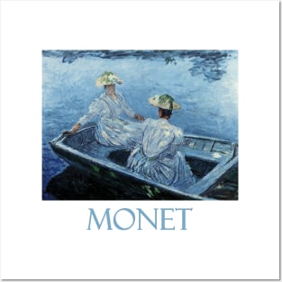 The Blue Rowboat (1887) by Claude Monet Posters and Art